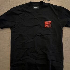 Bandit NYC Marathon Collection Cotton Tee with Red Print